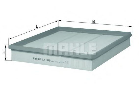 Элемент воздушного фильтра Mahle Original LX579 цена, от 5.52 USD